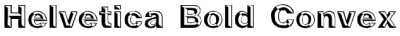 Helvetica Bold Convex