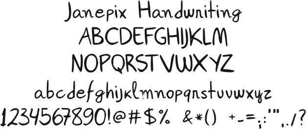 Janepix Handwriting