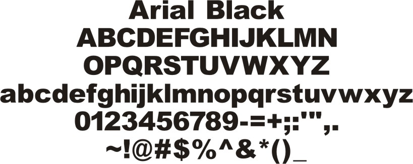 Arial Black